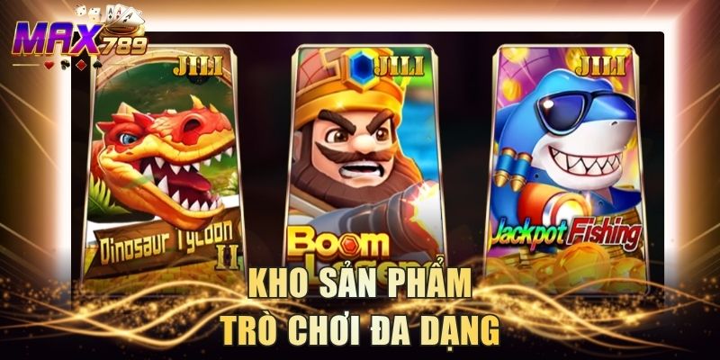 Kho sản phẩm trò chơi đa dạng